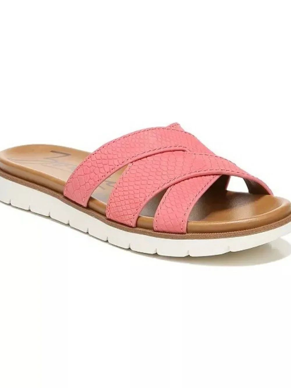 NWOB Zodiac Pink Womens Leather Slide Sandal Size 9
